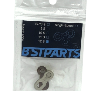Attache rapide BST Parts SP12, 12 vitesses, argent