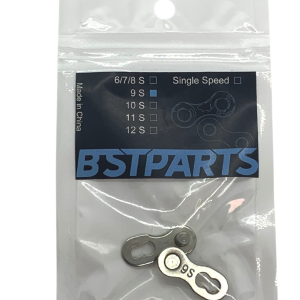 Attache rapide BST Parts SP9, 9 vitesses, argent