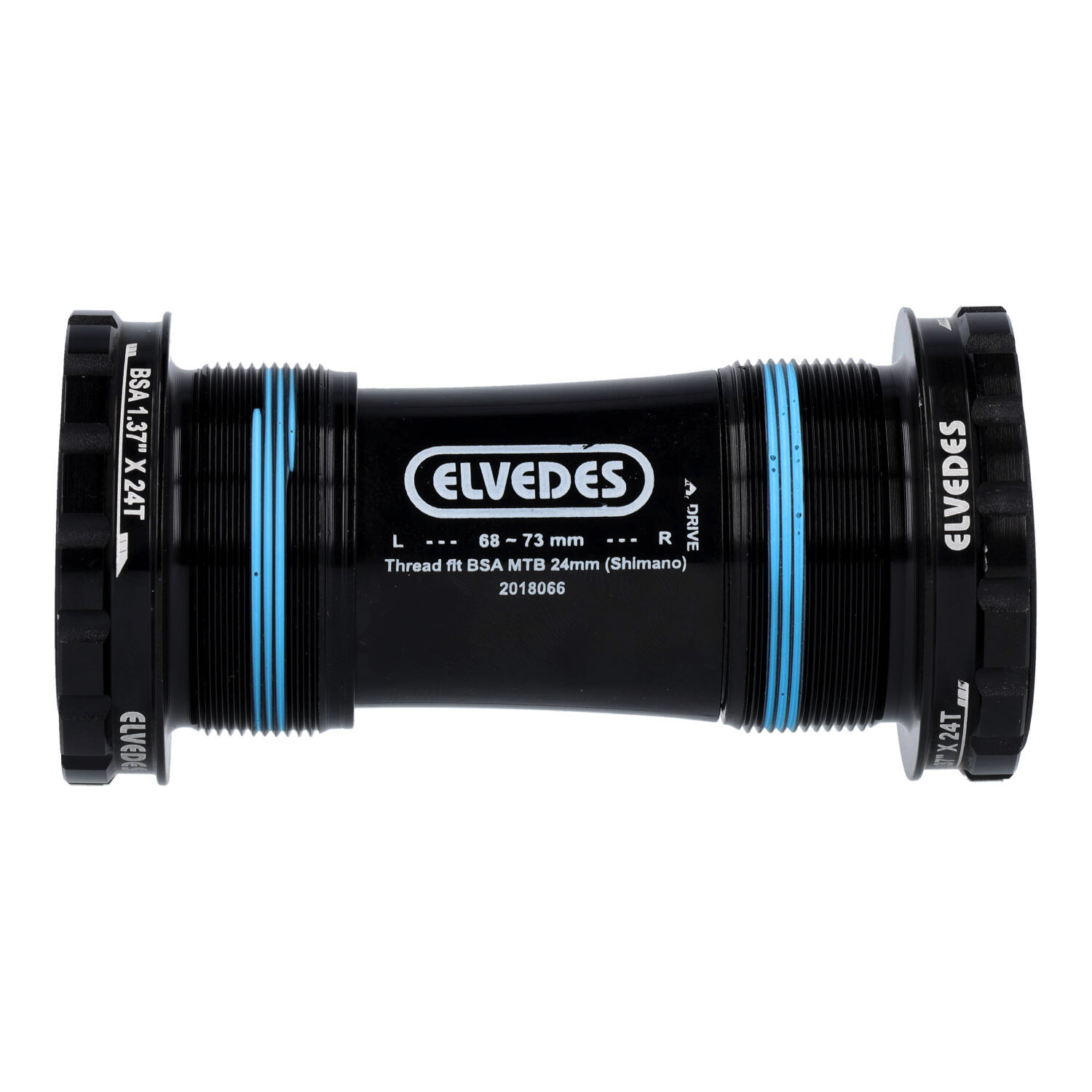 Boîtier de pédalier Elvedes BSA mtb 24mm (shimano)