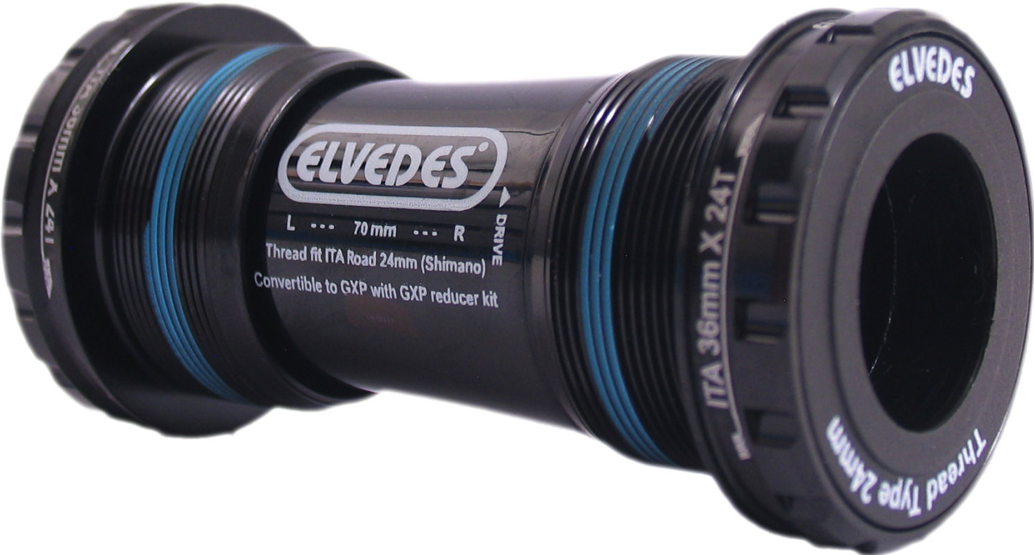 Boîtier de pédalier Elvedes ITA 24mm + spacer GXP