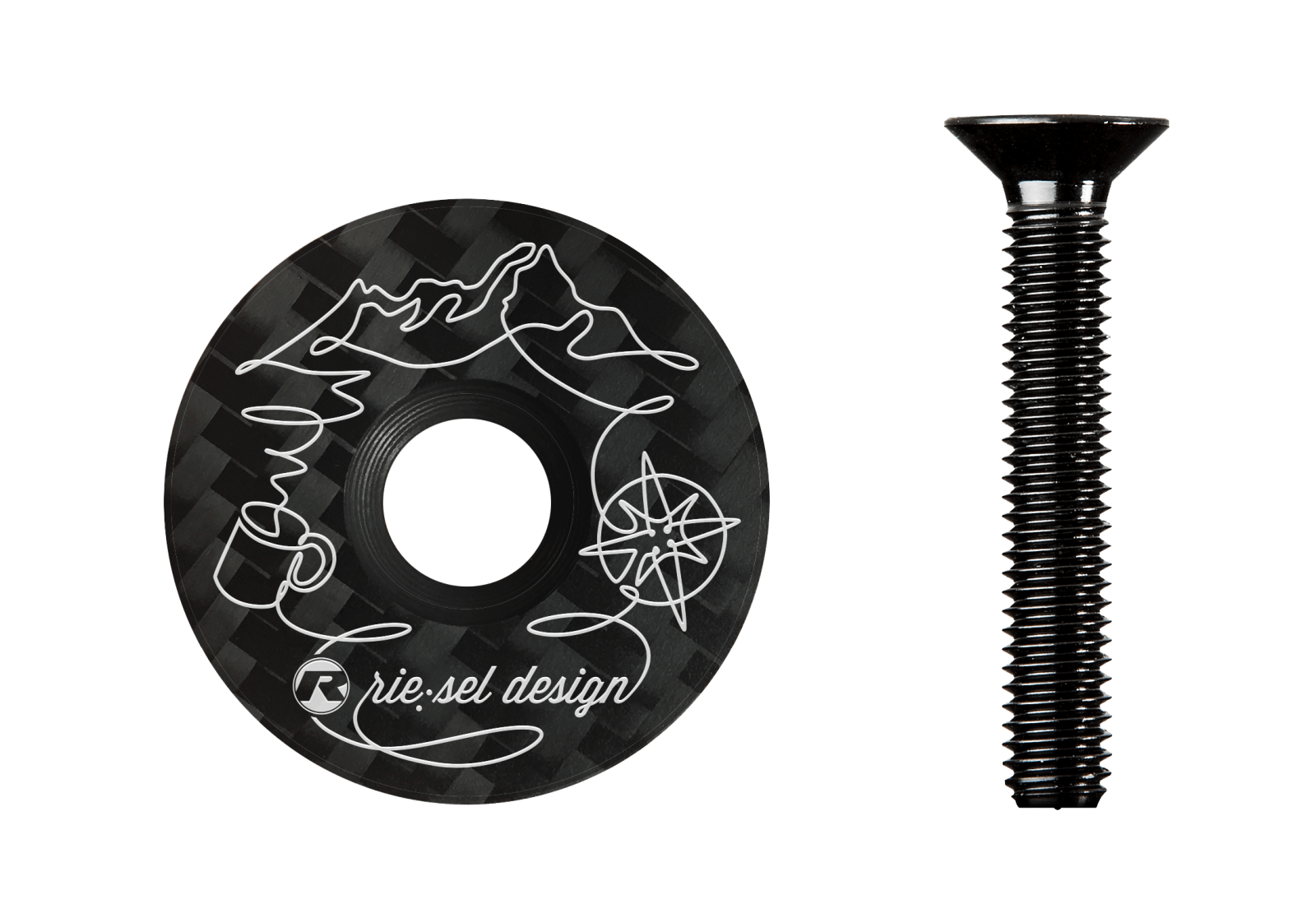 Bouchon de direction Riesel Design STEM:CAP journey