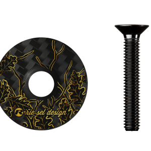 Bouchon de direction Riesel Design STEM:CAP oak leaves
