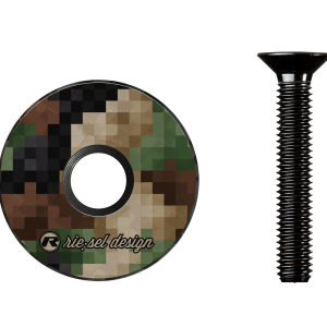 Bouchon de direction Riesel Design STEM:CAP pixel camo