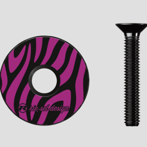 Bouchon de direction Riesel Design STEM:CAP zebra berry