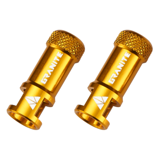Capuchons de valves Granite CNC/démonte obus or Juicy Nipples