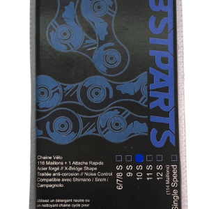 Chaîne BST Parts BST 10 vitesses Sram/Shimano (116 maillons + quick link) argent