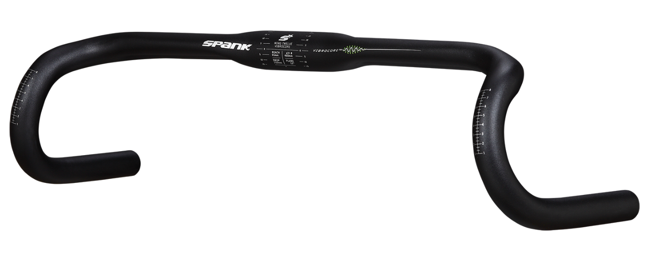 Cintre Spank Gravel Wing 12 Vibrocore, largeur 460mm, noir