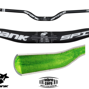 Cintre Spank Spike 800 Vibrocore, rise 50mm, noir/blanc