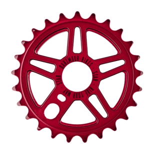 Couronne Dartmoor pour BMX Star alu 7075, 25T, red anod.