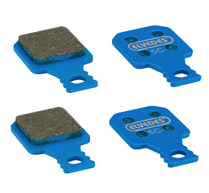 Deux paires de plaquettes de frein organic Elvedes pour Magura MT 5/7