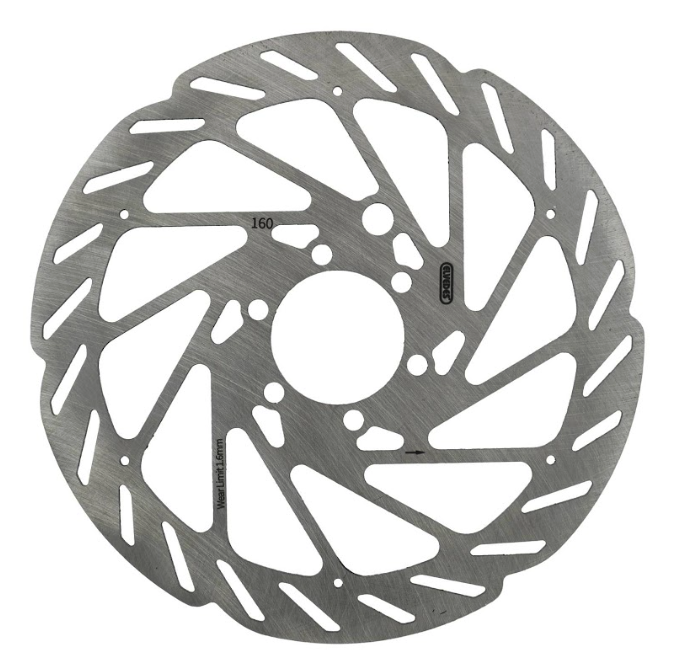Disque Elvedes Ø160mm, 6 trous + aimant VAE