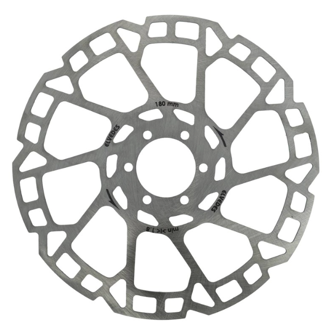 Disque Elvedes Ø180mm, 2mm d'epaisseur, fixation 6 trous