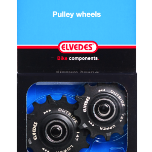 Galets de dérailleur 1 x 12 + 1 x 14 dents roulements annulaires Elvedes Narrow W
