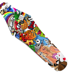 Garde-boue arrière Riesel Design RIT:ZE stickerbomb eyecatcher