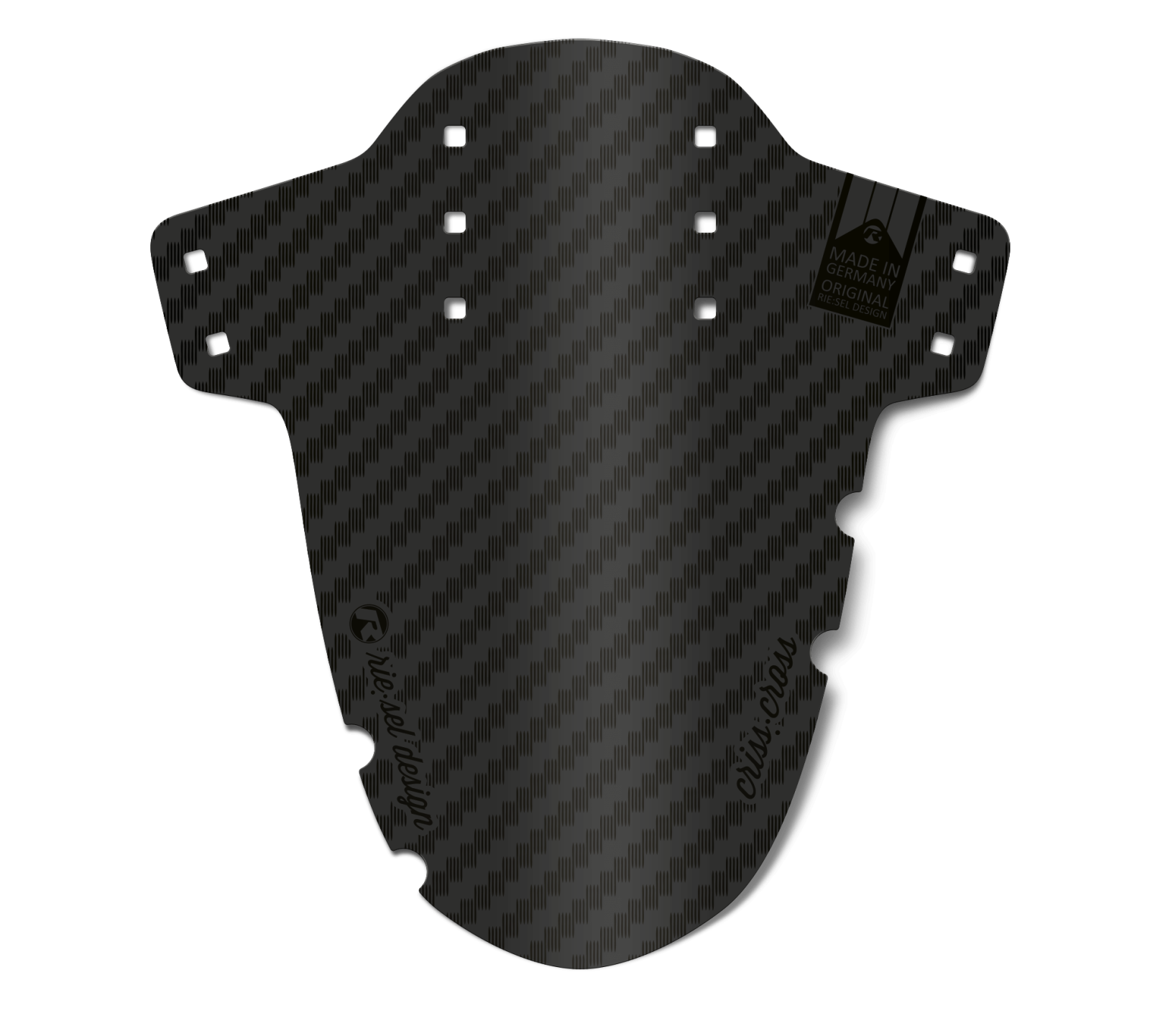 Garde-boue avant Riesel Design CRISS:CROSS carbon