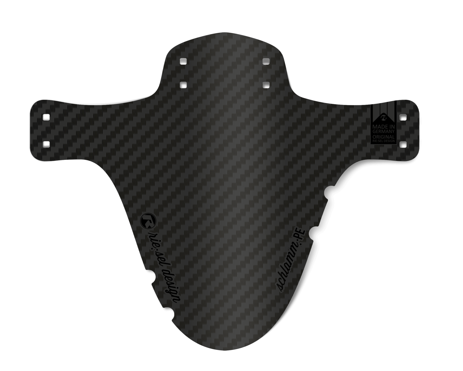 Garde-boue avant Riesel Design SCHLAMM:PE carbon