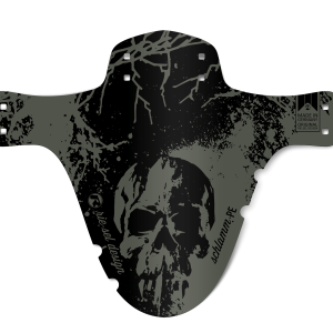Garde-boue avant Riesel Design SCHLAMM:PE skull