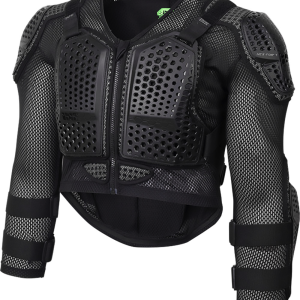 Gilet de protection iXS HEX Upper Black, Youth