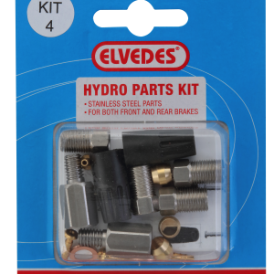 Hydro Elvedes Parts kit 4: M8 + M6 Stainless Steel Parts pour Front et Rear Brakes pour