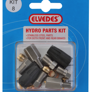 Hydro Elvedes Parts kit 8: M9x1,25 + M6 (Mag. MT2) Stainless Steel Parts pour Front et R