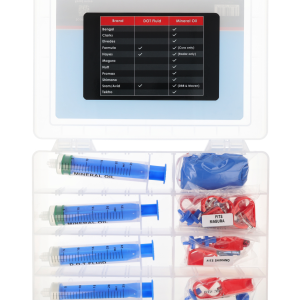 Kit de purge Elvedes Minerale / DOT pour Shimano, Magura, SRAM, Tektro