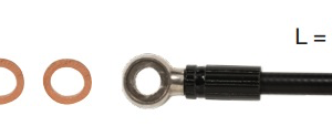 Kit Elvedes Hydro : 4m hose for Shimano BH 90 extra flexible black + banjo + parts