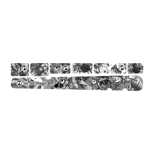 Kit film de protection Riesel Design CHAIN:GUARD bases stickerbomb eyecatcher ultra black
