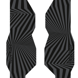 Kit film de protection Riesel Design FORK:TAPE 3000 fourche dazzle grey