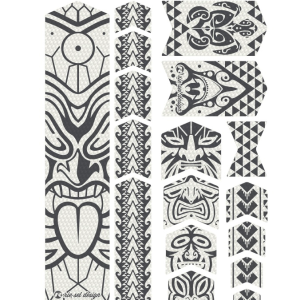 Kit film de protection Riesel Design FRAME:TAPE 3000 cadre maori grey