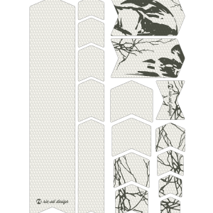 Kit film de protection Riesel Design FRAME:TAPE 3000 cadre skull