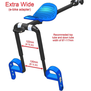 Kit Mac Ride pour E-Bike adaptateur tubes extra-larges 13cm