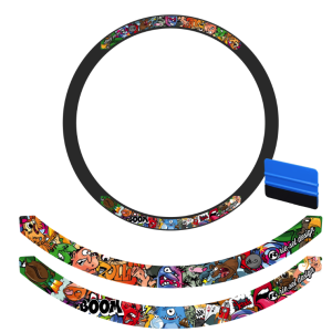 Kit stickers jantes stickerbomb 40 mm Riesel Design