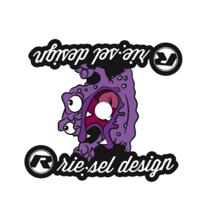 Kit stickers valves Riesel Design Monster x2
