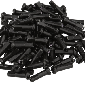 Pack de 32x Funn Têtes de rayons Brass (Laiton) 14mm/Dia. 2.0mm, noir