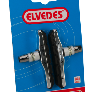 Paire de patins plus porte patins alu Elvedes V-type 72mm