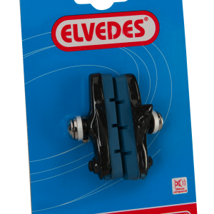 Paire de patins plus porte patins alu route 55mm Elvedes pour jante Carbon Shimano