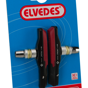 Paire de patins plus portes patins alu Elvedes V-type 72mm pour conditions humides