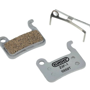 Paire de plaquettes de frein résine Elvedes pour Shimano BR-M535, M545, M585, M595, M601