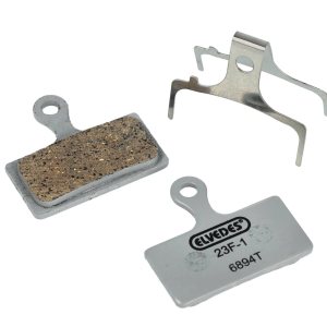 Paire de plaquettes de frein résine Elvedes pour Shimano BRM666, BRM785, BRM985, BRM988