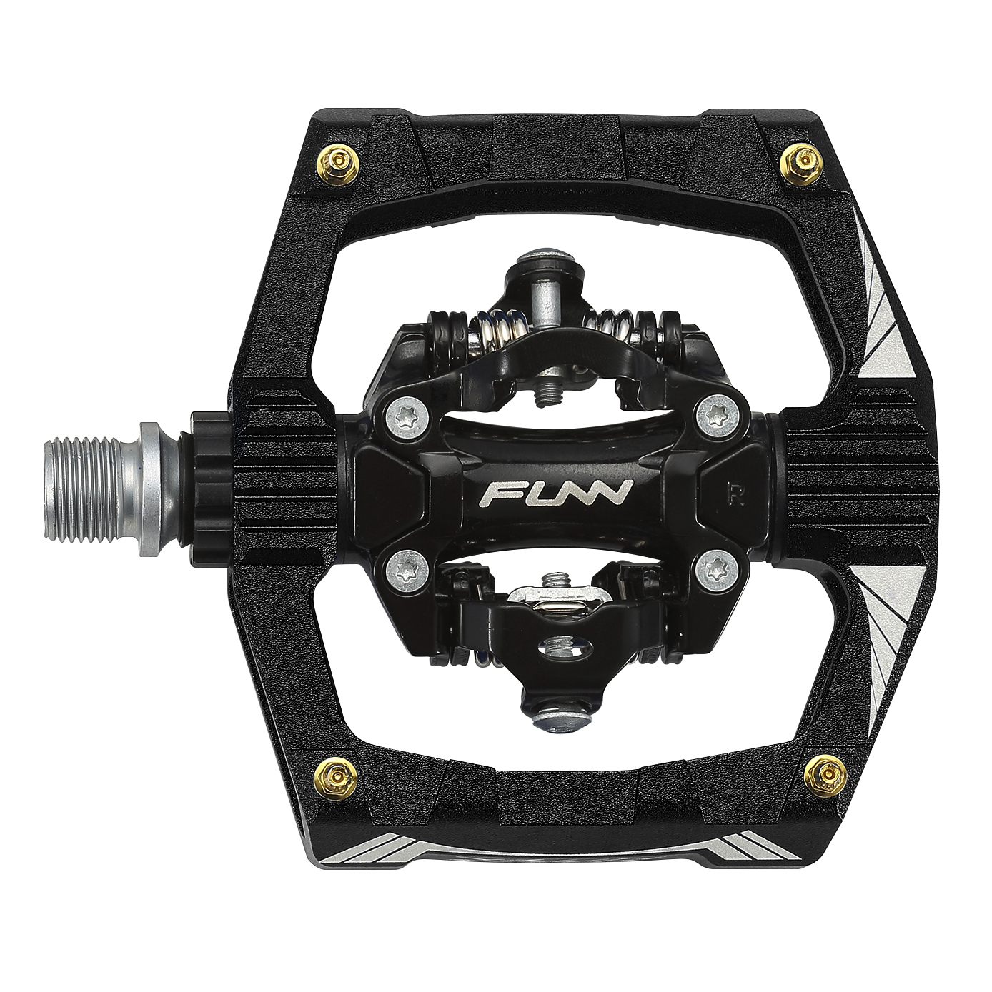 Pédales Funn Ripper 2 côtés SPD noir