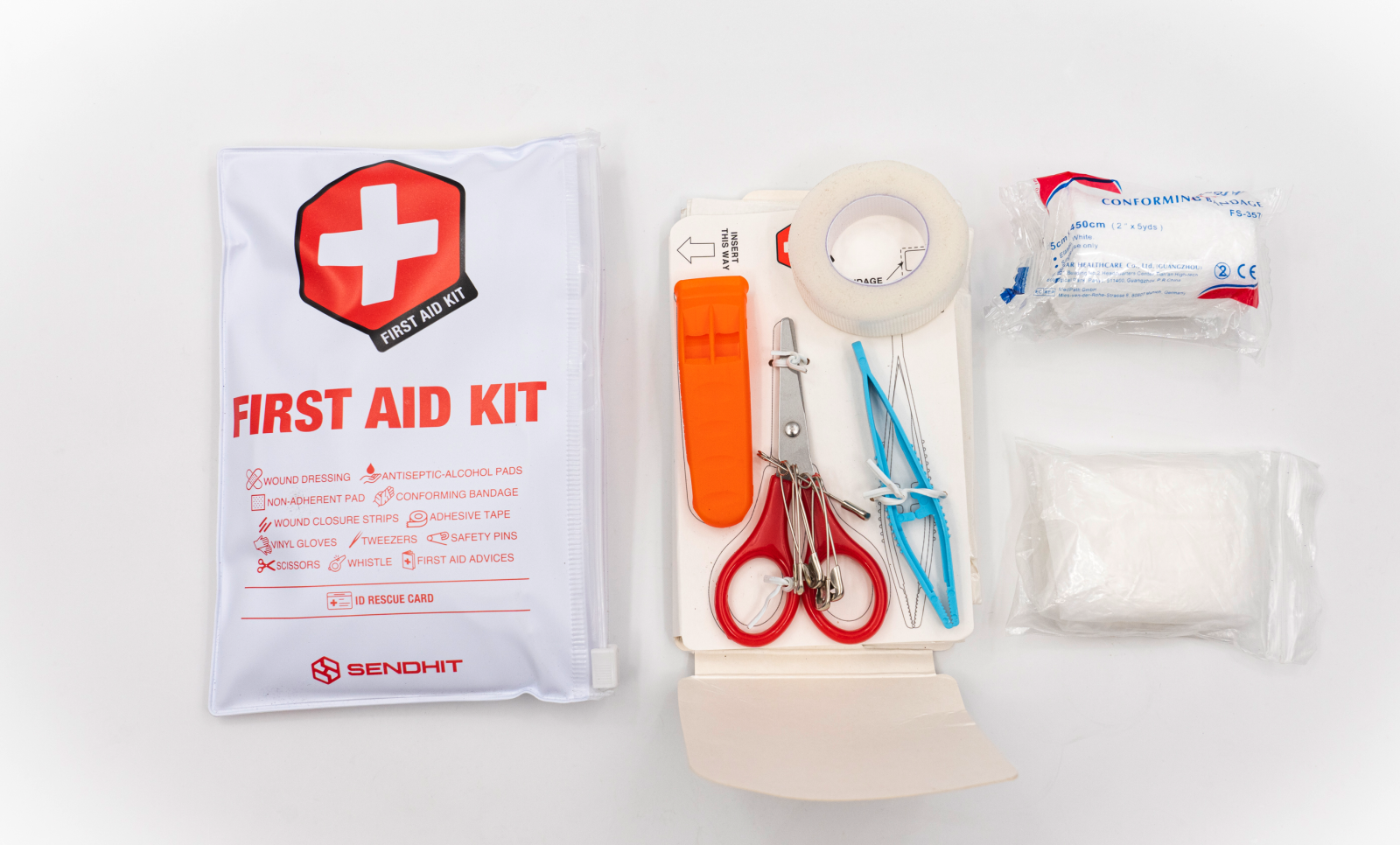 Pochette de premiers secours spécifique Sendhit pour MTB