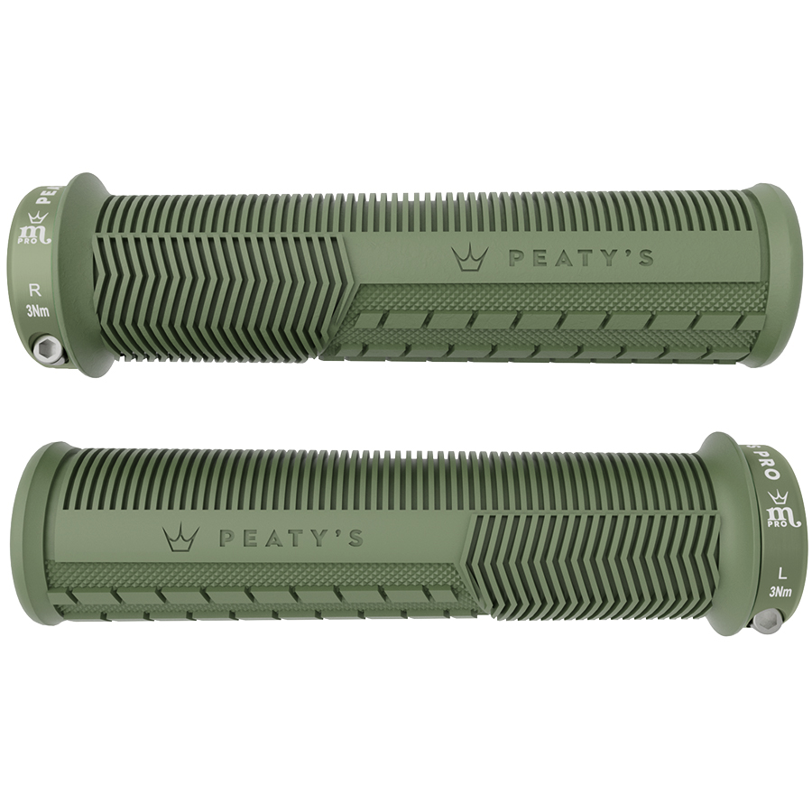 Poignées Peaty's Monarch Pro Mushroom fin (30-32mm) Supersoft
