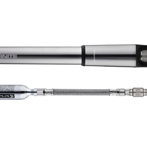 Pompe à main Birzman Infinite Road CO2 160PSI argent