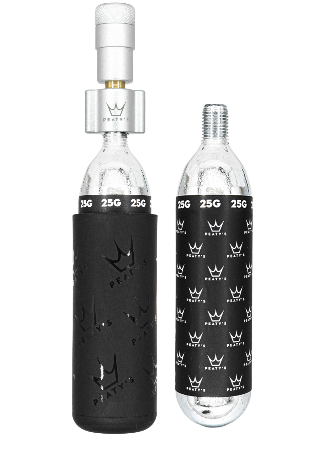 Pompe / gonfleur CO2 Holeshot Peaty's - MTB (25g)