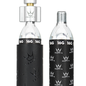 Pompe / gonfleur CO2 Holeshot Peaty's - Route / Gravel (16g)