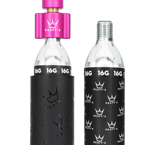 Pompe / gonfleur CO2 Holeshot Peaty's - Route / Gravel (16g) - Punch