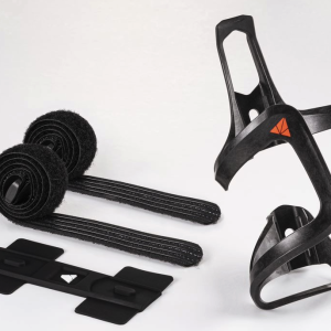 Porte bidon Granite AUX Carbon noir mat, avec Strap montage sans fixation porte bidon