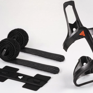 Porte bidon Granite AUX E+ Carbon noir mat, Strap E-Bike (cadre sans fixation bidon)