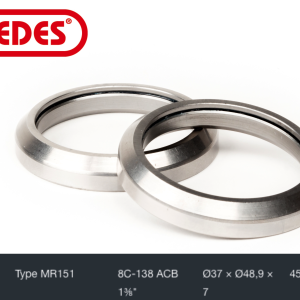 Roulement de jeu de direction Elvedes type MR151 1-3/8" Ø37xØ48,9x7 45°x45°