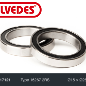 Roulement Elvedes type 15267 2RS Ø15 x Ø26 x 7